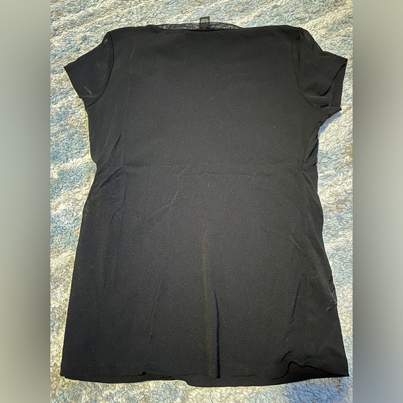 INC international concepts black sparkle top size medium - Picture 3 of 3